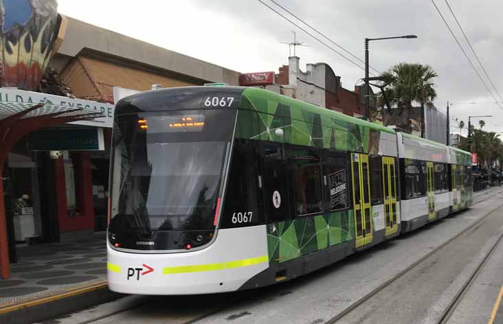 Yarra Trams Bombardier E2 6067